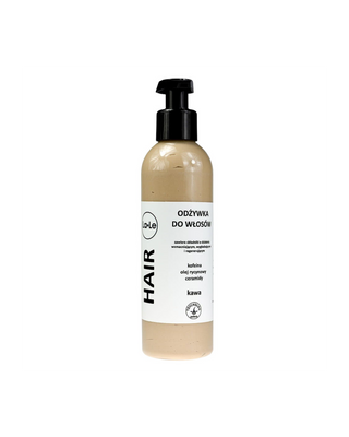 Koffie haarconditioner met cafeïne en ceramiden om haarruimtes en holtes op te vullen La-Le