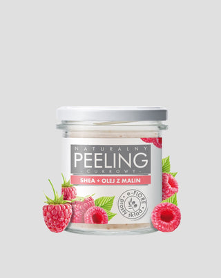 Natuurlijke frambozenscrub met sheaboter voor een doffe huid E-Fiore - 1