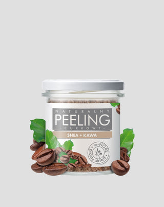 E-Fiore natuurlijke suikerscrub met sheaboter en koffie om sinaasappelhuid te verminderen - 1