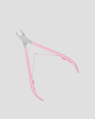 Professionele nagelriemknippers van 3 mm met een satijnen roze handvat van You Beauty - 3