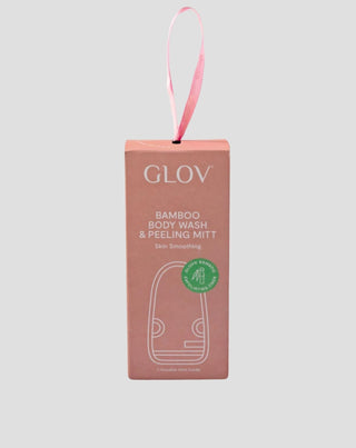 Een herbruikbare handschoen voor het reinigen en scrubben van het lichaam, die cellulitis vermindert, genaamd Skin Smoothing Grey Glov - 3