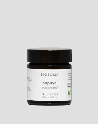 Enzymatische peeling - Papaya masker voor alle huidtypes RAW Biosoma lijn - 1