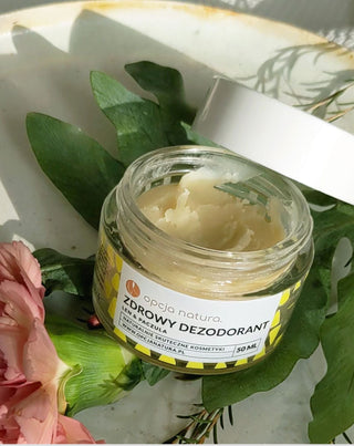 Natuurlijke deodorantcrème - gezonde deodorant lijnzaad & Patchouli Optie Natura_2 - 3