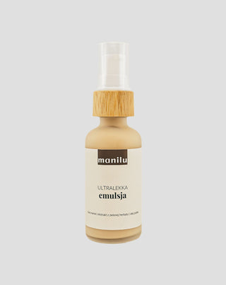 Lichte emulsie voor de vette en gemengde huid met arganolie en niacinamide van Manilu - 1