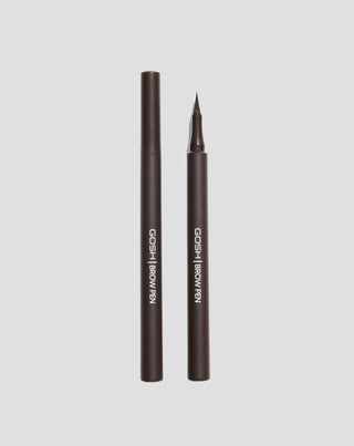 Potlood voor nauwkeurige wenkbrauwstyling met een applicator voor een effect dat tot 24 uur aanhoudt, in de kleur 003 Dark Brown, van Gosh - 1