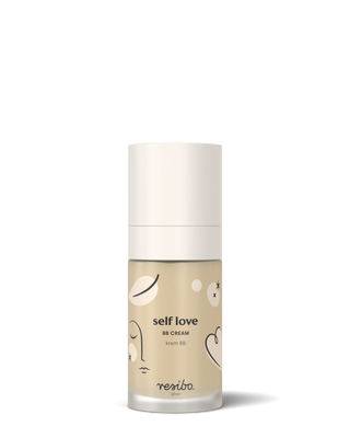 Natuurlijke en biologische Self Love BB crème voor het gezicht in de tint Licht Beige 30 ml Resibo