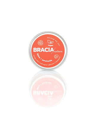 Regenererende lippenbalsem met roos en avocado met vitamine E van Bracia Mydlarze - 1