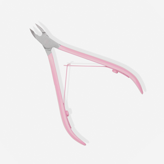 Professionele nagelriemknippers van 5 mm met een satijnen roze handvat van You Beauty - 2
