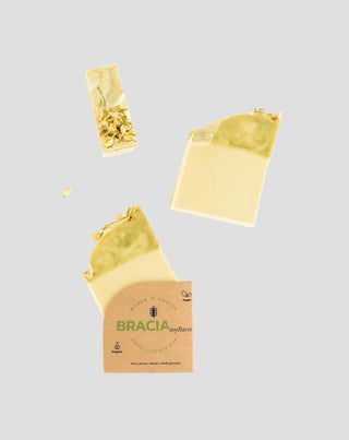 Zeep in blok met jasmijn en acacia tegen rimpels en acne Warme zomernacht Bracia Mydlarze_2 - 2