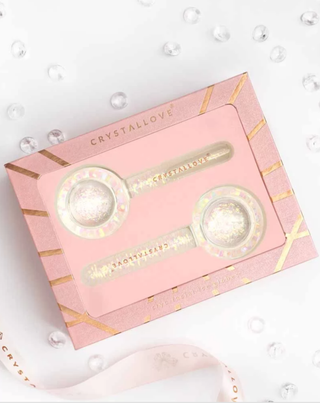 Glasbollen voor gezichtsmassage Cryotherapie Cryolift Ice Globes van Crystallove - 2