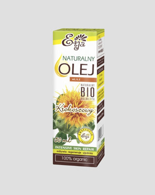 Natuurlijke koudgeperste BIO saffloerolie uit distelzaden Etja - 1