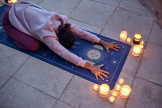 Yogamat met microvezel Magic Moonholi