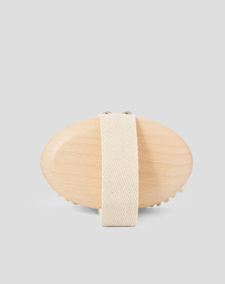 Droge lichaamsmassageborstel van natuurlijk hout en agavevezels, nr. 1, van Hhuumm - 3