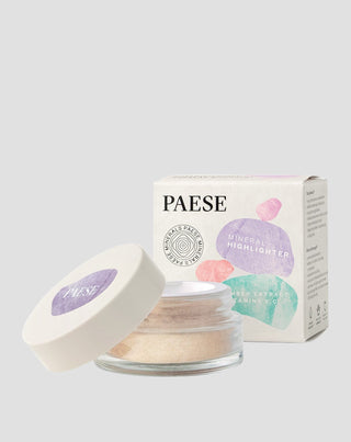 Een minerale highlighter in de kleur Natuurlijke Gloed 500N van Paese Minerals