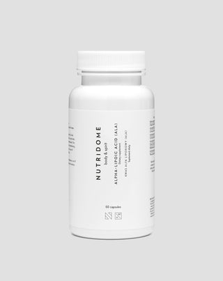 Alpha Liponzuur ALA ter ondersteuning van het glucosemetabolisme Nutridome voedingssupplement 60 stuks. - 1