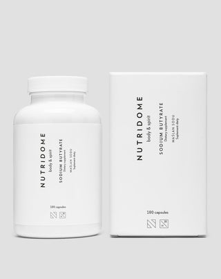 Natriumbutyraat 620 mg/dag voor darm-, ontstekings- en bacteriële flora stoornissen Nutridome 180 stuks - 3