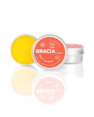 Regenererende lippenbalsem met roos en avocado met vitamine E van Bracia Mydlarze - 4