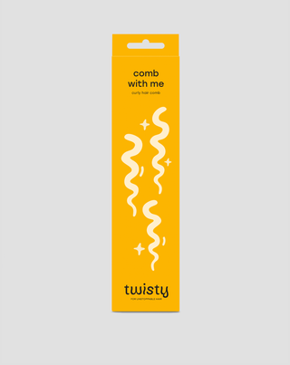 Kam met brede tanden voor het zachtjes ontwarren en verzorgen van krullend haar Twisty - 2