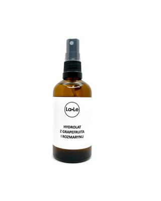Hydrolaat van grapefruit en rozemarijn met antibacteriële en ontstekingsremmende werking La-Le