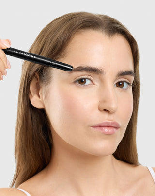 Bruine wenkbrauwwas van Nutridome met ricinusolie met lamineringseffect - 2