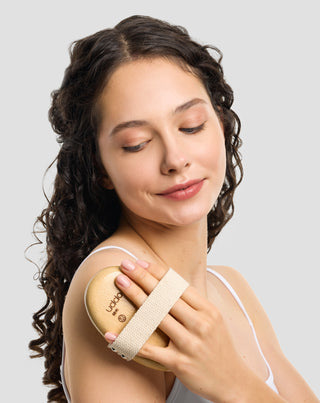 Uddo massageborstel van natuurlijk zwijnenhaar voor het lichaam_3 - 3