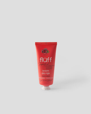 Handcrème met frambozenextract en kokoswater om irritatie te verzachten Fluff