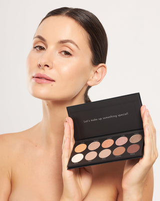 Palette met 10 glanzende en matte oogschaduwen Delicious Eyeshadow Palette van Nutridome - 3