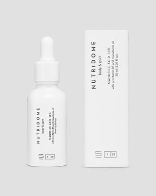 Amandelzuur 30% revitaliserend serum voor het gezicht met pro-vitamine b5 en macadamia-olie Nutridome - 2