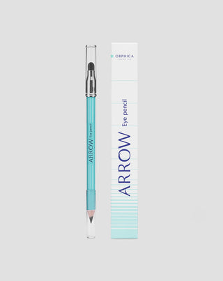 Zwarte oogpotlood met plantaardige extracten en een vervaag gum van Arrow Orphica - 2