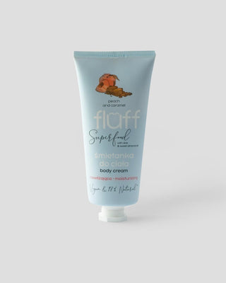 Aloë vera sap bodycrème met perzik en karamel geur Fluff