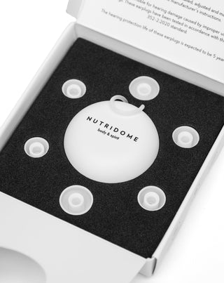 Oordopjes geluiddempende stoppers set van vier maten Nutridome_4