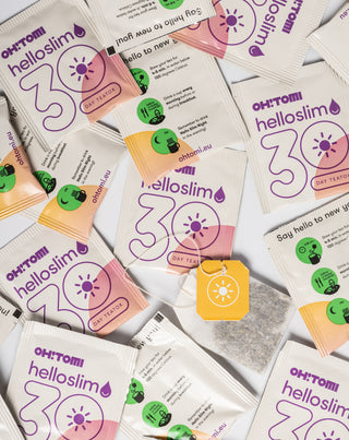 30-dagen detox voor het lichaam – vetverbrandende thee voor overdag en ’s nachts Hello Slim Oh!Tomi - 3
