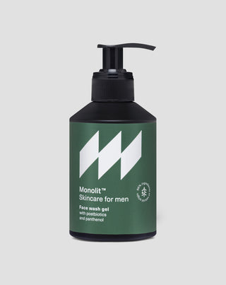 Gezichtsreinigingsgel met postbiotica en panthenol om baarden te reinigen en te verzorgen Monolith - 1