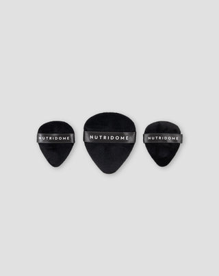 Herbruikbare poederdonsjes voor nauwkeurige make-up applicatie, set van 3 stuks Nutridome - 1
