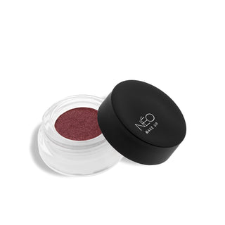 Oplichtende glittercrème oogschaduw, nr. 16 Sparkly Cherry, Pro Cream Glitter, Neo Make Up