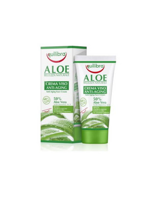 Aloë vera anti-aging gezichtscrème met vitamine A, C en E complex Equilibra - 1