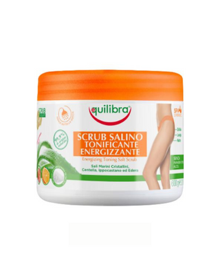 Verstevigende lichaamsscrub met zout en verkoelend effect Equilibra