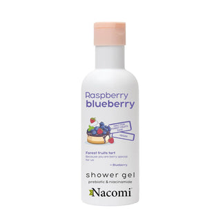 Douchegel met bosbessenextract en frambozenextract Nacomi