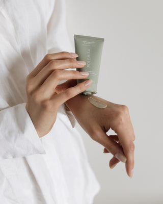 Regenererende hand- en nagelcrème met hyaluronzuur op basis van matcha thee, Polemika - 2