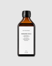 Vloeibare Weerstand Olie met Omega 3-6-9 Vetzuren Nutridome Immuno 250 ml