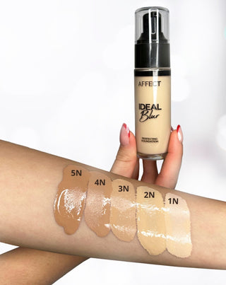 Egaliserende foundation Ideal Blur kleur 1N Effect Professionele Cosmetica - 2