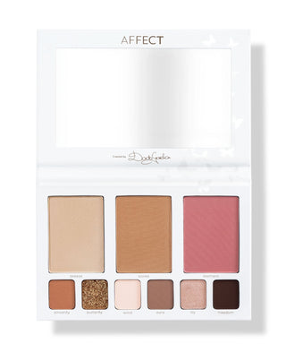 Butterfly Makeup-palet van blushes en bronzers van Affect Professional Cosmetics - 4