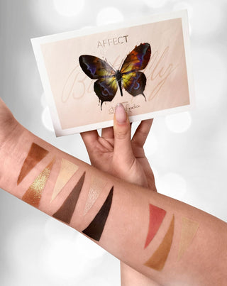 Butterfly Makeup-palet van blushes en bronzers van Affect Professional Cosmetics