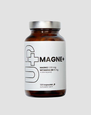 Supplement Up Magne +, magnesium met een actieve vorm van vitamine B6, van UP Health Pharma, 120 capsules - 1