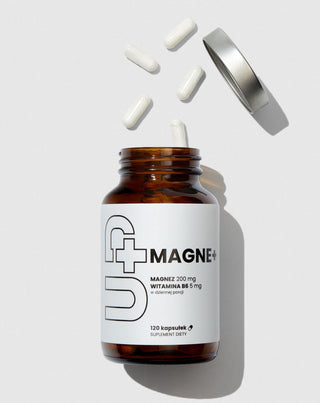Supplement Up Magne +, magnesium met een actieve vorm van vitamine B6, van UP Health Pharma, 120 capsules - 2