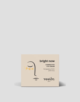 Corrigerende en verhelderende oogcrème Bright Now van Resibo, 15 ml.