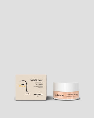 Corrigerende en verhelderende oogcrème Bright Now van Resibo, 15 ml.