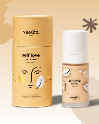 Natuurlijke en biologische Self Love BB crème voor het gezicht in de tint Licht Beige 30 ml Resibo - 2