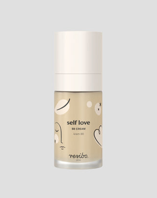 Natuurlijke en biologische Self Love BB crème voor het gezicht in de tint Licht Beige 30 ml Resibo - 1