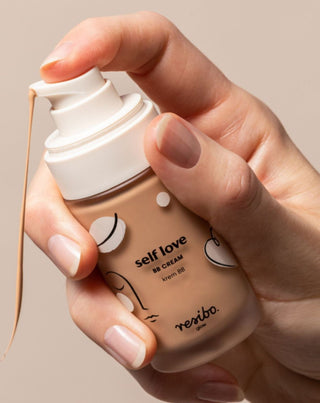 Natuurlijke en ecologische BB-crème Self Love voor het gezicht in de tint Natuurlijk Beige 30 ml Resibo